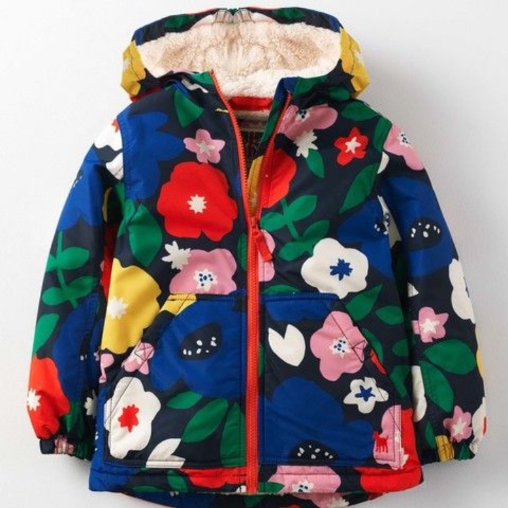 ISO Floral Mini Boden fleece lined jacket